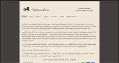 Desktop Screenshot of oldstonefarm.org