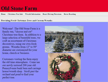 Tablet Screenshot of oldstonefarm.com